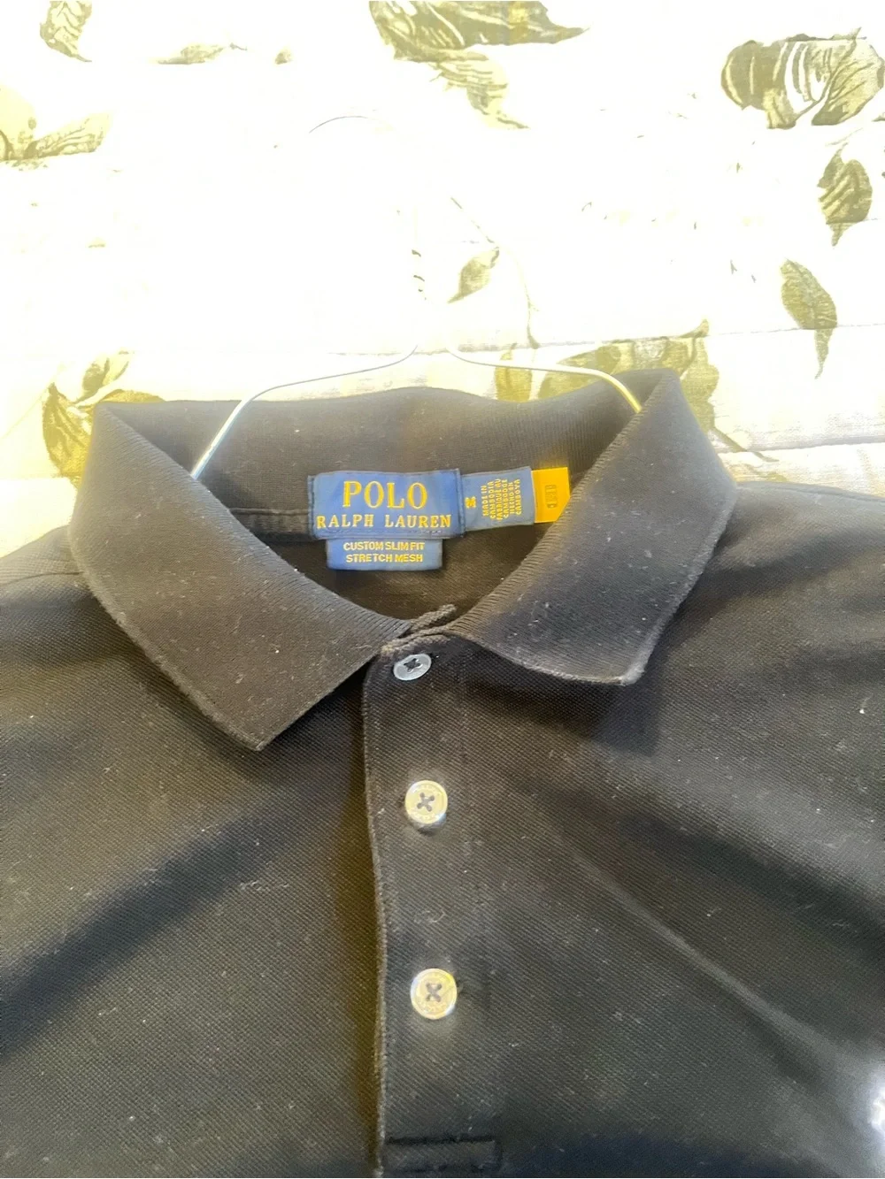 Beautiful size M Polo by Ralph Lauren Men's Black Classic Cotton Polo Shirt